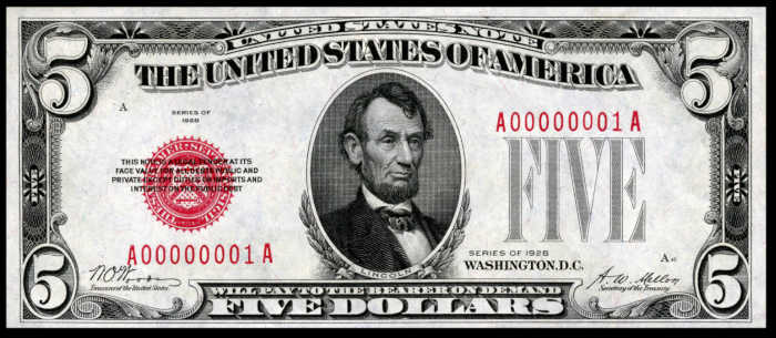 Fancy Serial Number Small Size Notes