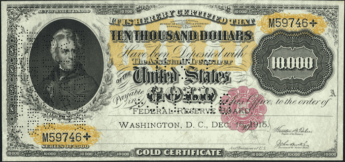 Gold Certificates