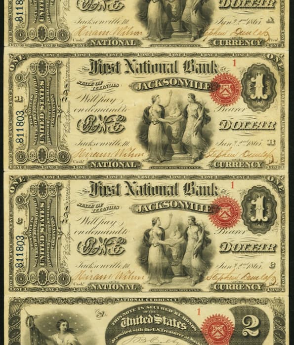 National Bank Notes | Uncut Sheets