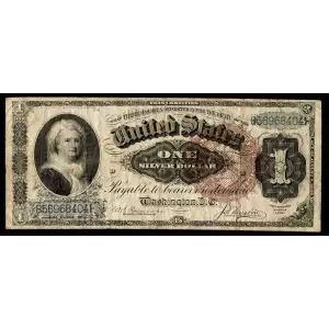 $1 1886 Large Brown Silver Certificates 219