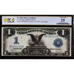 $1 1899 Blue Silver Certificates 236