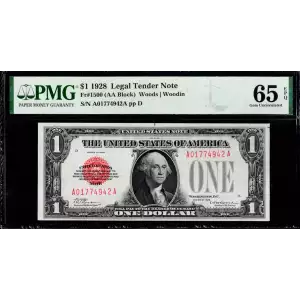 $1 1928 Legal Tender, Fr. 1500 