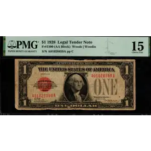$1 1928 Legal Tender, Fr. 1500  (2)