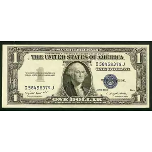 $1 1935-G blue seal. Small Silver Certificates 1616