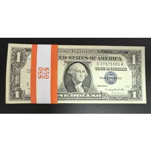 $1 1957 blue seal. Small Silver Certificates 1619