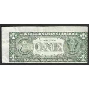 $1 1985 Green seal. Small Size $1 Federal Reserve Notes 1913-A (2)