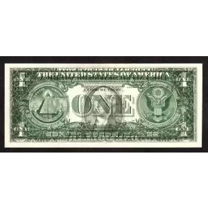 $1 1988-A. Green seal. Small Size $1 Federal Reserve Notes 1915-B