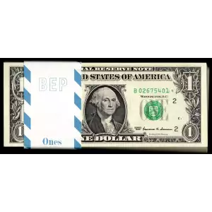 $1 1999 Green seal. Small Size $1 Federal Reserve Notes 1924-B*