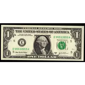 $1 2003-A. Green seal. Small Size $1 Federal Reserve Notes 1930-E