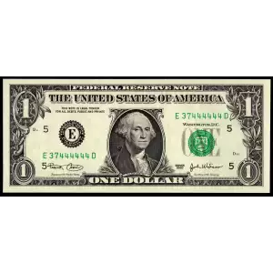 $1 2003 Green seal. Small Size $1 Federal Reserve Notes 1928-E