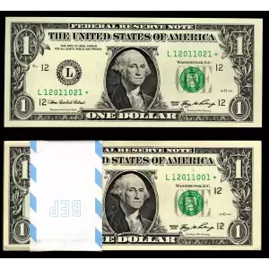 $1 2006 Green seal. Small Size $1 Federal Reserve Notes 1933-L*
