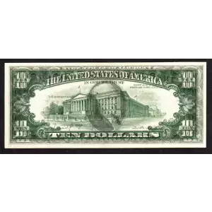 $10 1977-A. Treasury seal. Small Size $10 Federal Reserve Notes 2024-G