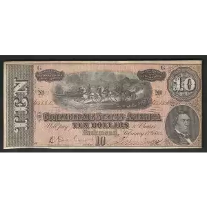 $10   Issues of the Confederate States of America CS-68