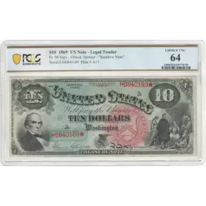 $10  Large Red Legal Tender Issues 96 (2)