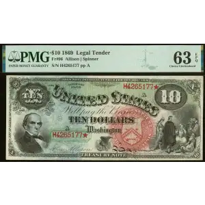 $10  Large Red Legal Tender Issues 96