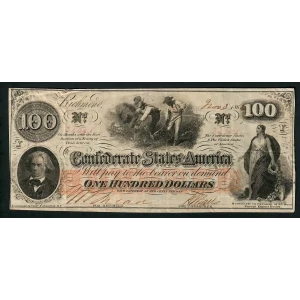 $100   Issues of the Confederate States of America CS-41