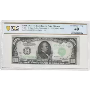 $1,000 1934  High Denomination Notes 2211-G (2)