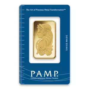 1oz PAMP Gold Bar - Fortuna