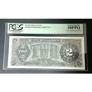 $2 1890 Large Brown Treasury or Coin Notes 353