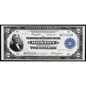 $2 1918  Federal Reserve Bank Notes 749