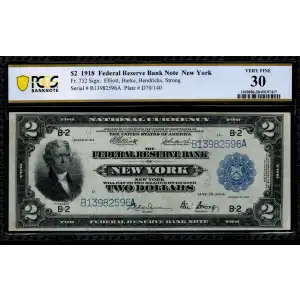 $2 1918  Federal Reserve Bank Notes 752 (2)