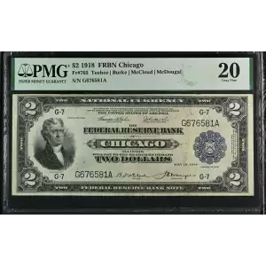 $2 1918  Federal Reserve Bank Notes 765