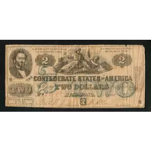 $2   Issues of the Confederate States of America CS-43