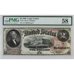 $2  Large Brown Legal Tender Issues 51
