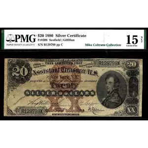 $20 1878  Silver Certificates 308