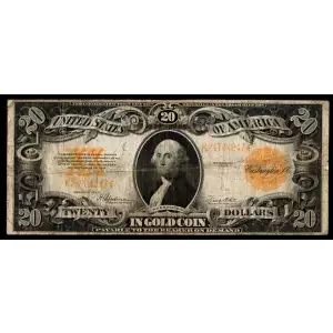 $20 1922 Gold Gold Certificates 1187 (2)