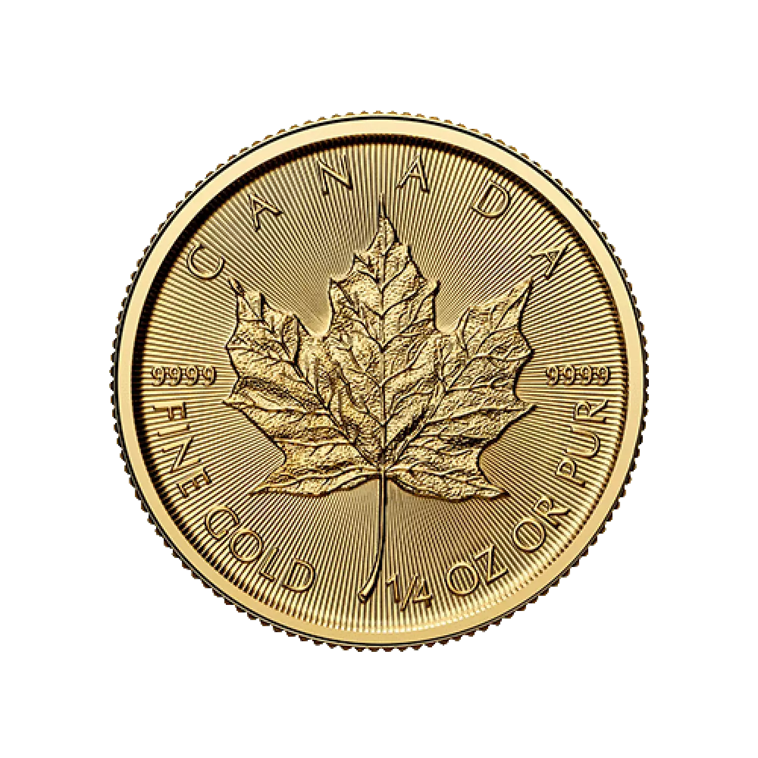 2025 1/4 oz Gold Maple Leaf Coin Royal Canadian Mint Executive Currency