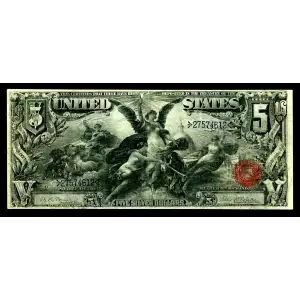 $5 1896 Small Red Silver Certificates 269