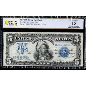 $5 1899 Blue Silver Certificates 272
