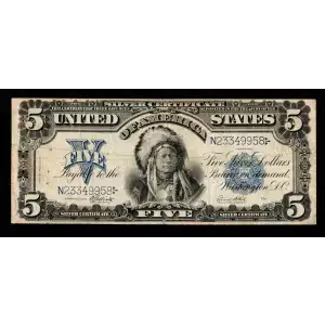 $5 1899 Blue Silver Certificates 280