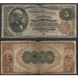 $5  Brown Seal and Brown Back Second Charter Period 477