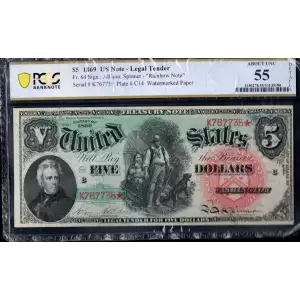 $5  Large Red Legal Tender Issues 64