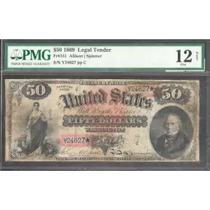 $50  Large Red Legal Tender Issues 151