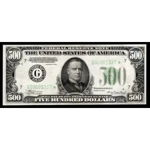$500 1934  High Denomination Notes 2201-G*