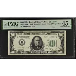 $500 1934  High Denomination Notes 2201-H