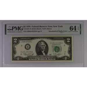 Federal Reserve Note New York