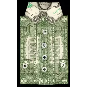 Money Origami: Button Down Shirt (2)