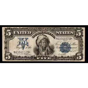 $5 1899 Blue Silver Certificates 281