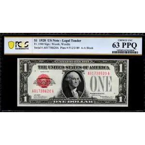 $1 1928 Legal Tender, Fr. 1500 (2)