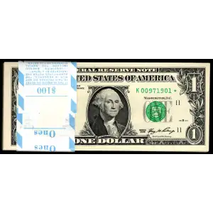 $1 2006 Green seal. Small Size $1 Federal Reserve Notes 1933-K*