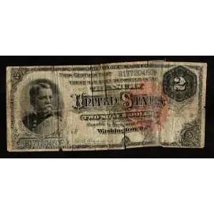 $2 1886 Small Red Silver Certificates 240