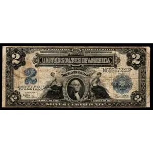 $2 1899 Blue Silver Certificates 256