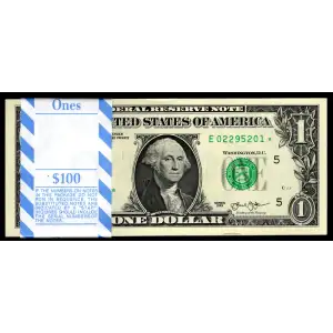 $1 2013 Green seal. Small Size $1 Federal Reserve Notes 3002-E* (2)