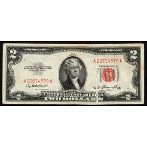 1953 $2 A23514579A