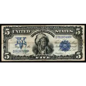 $5 1899 Blue Silver Certificates 273
