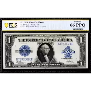 $1 1923 Blue Silver Certificates 239